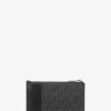 Portfel zapinany na zamek Cooper Slim Signature Logo
