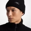 Prążkowana, elastyczna wełniana czapka beanie