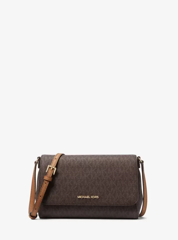 Średniej wielkości torba typu crossbody z logo Średniej wielkości torba typu crossbody z logo