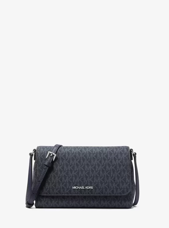 Średniej wielkości torba typu crossbody z logo Signature Średniej wielkości torba typu crossbody z logo Signature