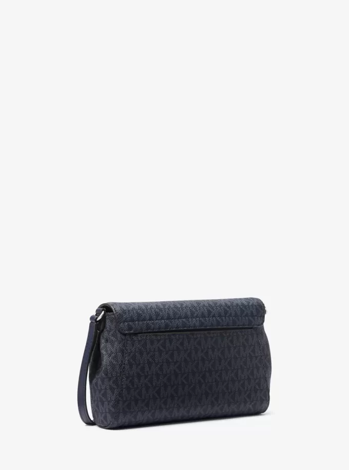 Średniej wielkości torba typu crossbody z logo Signature Średniej wielkości torba typu crossbody z logo Signature