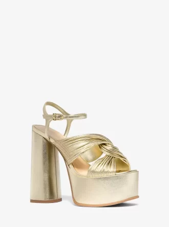 Sandały Alessia Metallic Platform