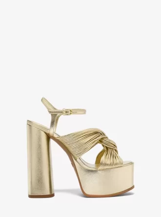 Sandały Alessia Metallic Platform