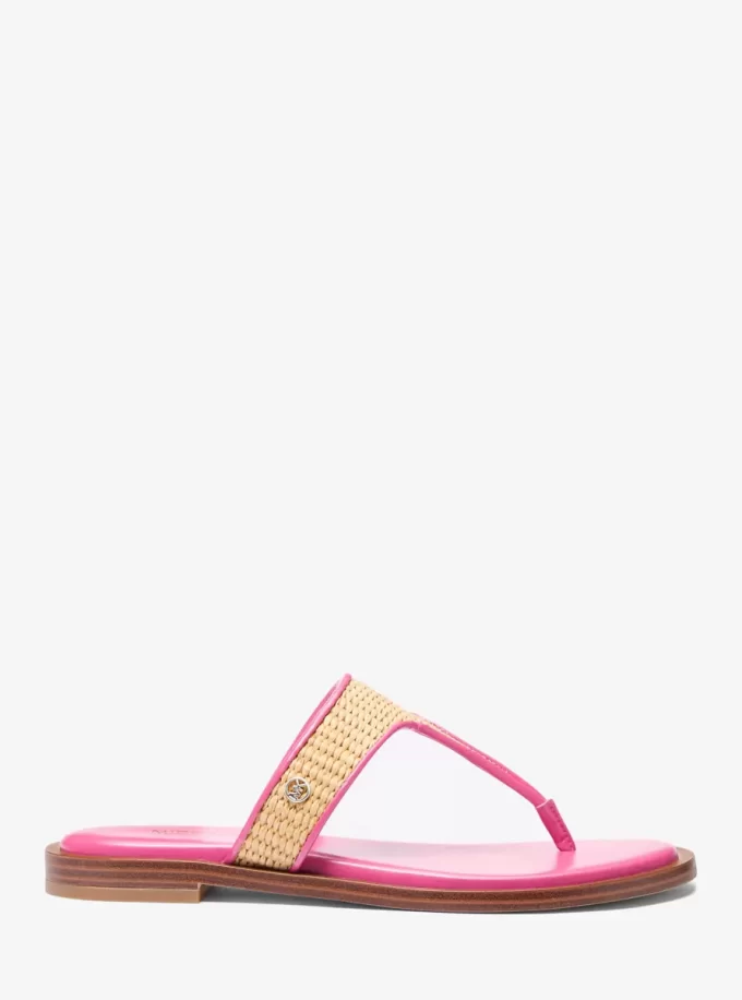 Sandały Carson Straw T-Strap