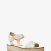 Sandały espadryle na platformie z logo Richie Signature Sandały espadryle na platformie z logo Richie Signature