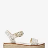 Sandały espadryle na platformie z logo Richie Signature Sandały espadryle na platformie z logo Richie Signature