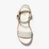 Sandały espadryle na platformie z logo Richie Signature Sandały espadryle na platformie z logo Richie Signature