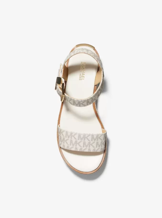 Sandały espadryle na platformie z logo Richie Signature Sandały espadryle na platformie z logo Richie Signature