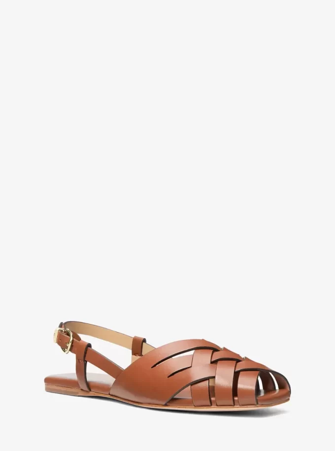 Sandały Irene Woven Leather Slingback Sandały Irene Woven Leather Slingback