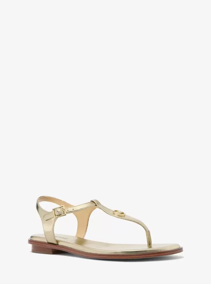 Sandały Mallory Metallic T-Strap