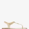 Sandały Mallory Metallic T-Strap