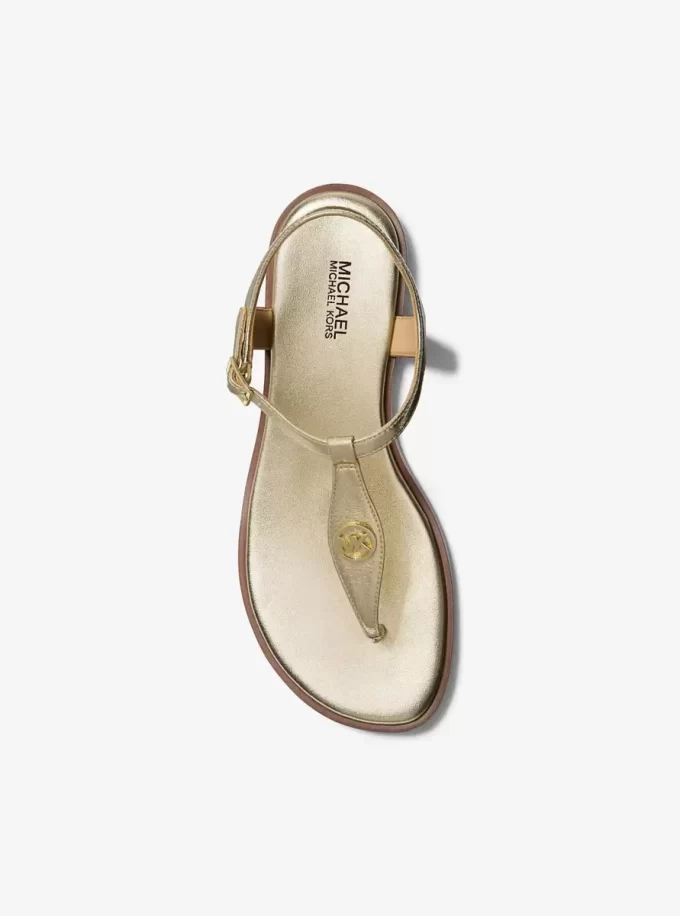 Sandały Mallory Metallic T-Strap