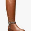 Buty skórzane Mindy z sygnowanym logo Buty skórzane Mindy z sygnowanym logo