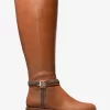 Buty skórzane Mindy z sygnowanym logo Buty skórzane Mindy z sygnowanym logo
