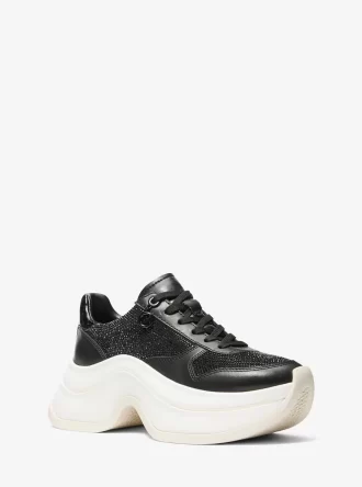 Skórzane buty sportowe Arla Embellished