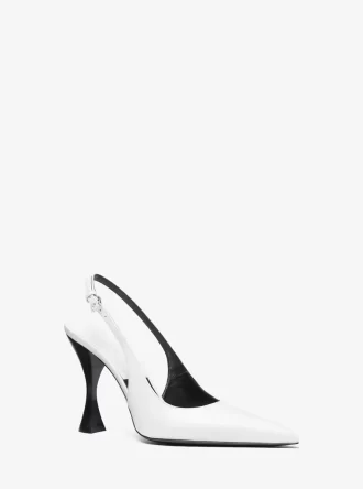 Skórzane czółenka Isabella Slingback