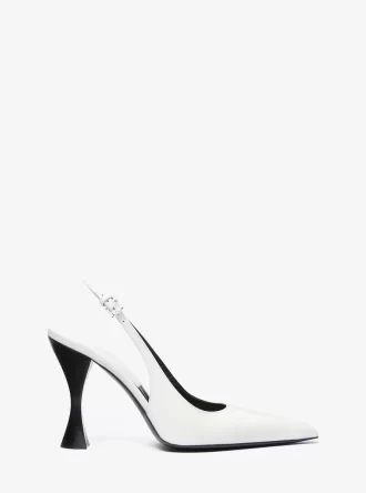 Skórzane czółenka Isabella Slingback