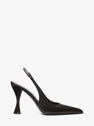Skórzane czółenka Isabella Slingback