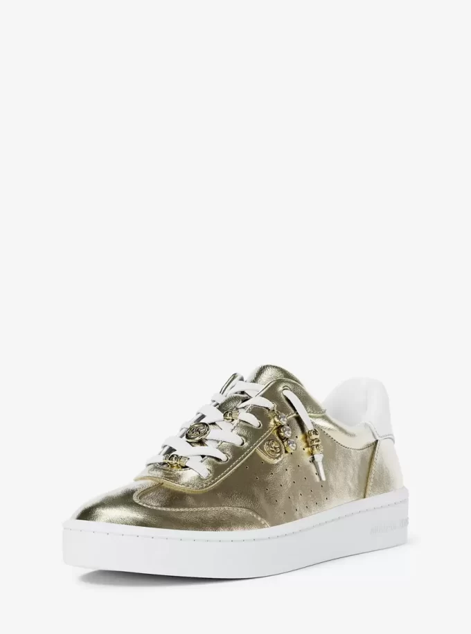 Skórzane trampki Scotty Embellished Metallic Skórzane trampki Scotty Embellished Metallic