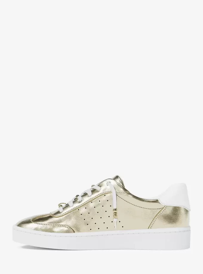 Skórzane trampki Scotty Embellished Metallic Skórzane trampki Scotty Embellished Metallic
