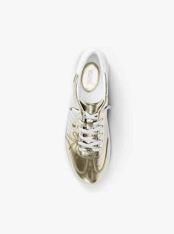 Skórzane trampki Scotty Embellished Metallic Skórzane trampki Scotty Embellished Metallic