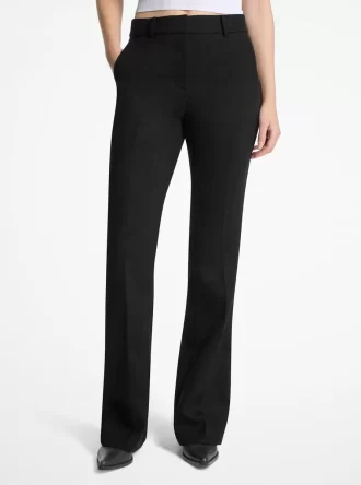 Spodnie Bootcut Stretch z mieszanki wełny