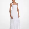Sukienka maxi z marszczeniami i warstwami Sukienka maxi z marszczeniami i warstwami