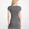 Sukienka mini z nadrukiem w panterkę Sukienka mini z nadrukiem w panterkę