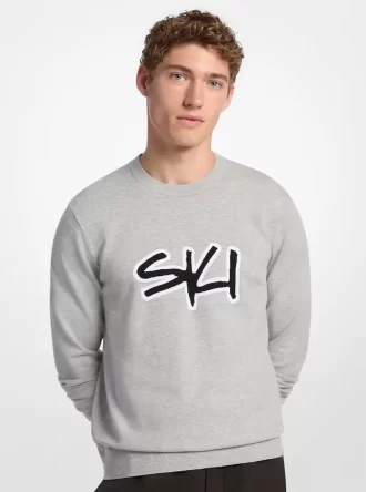 Sweter narciarski Intarsia