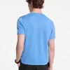 Sweter z krótkim rękawem z lnu i bawełny