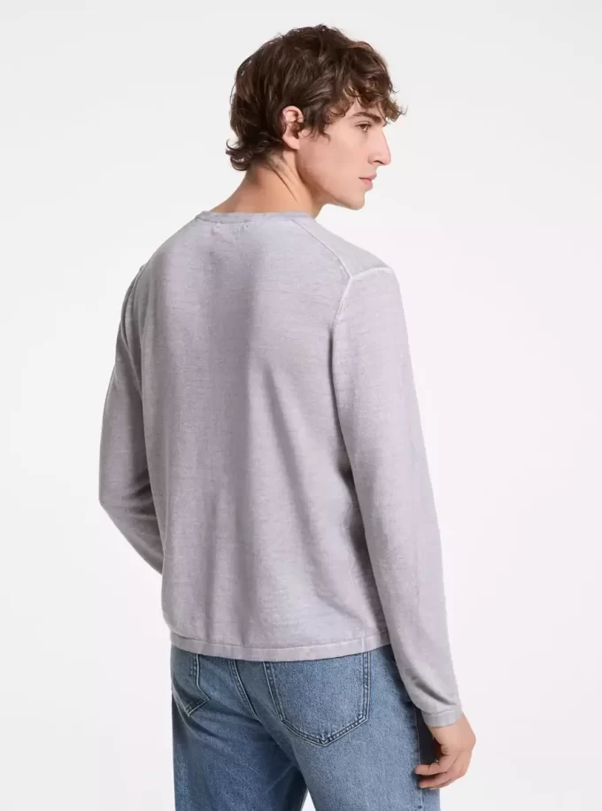 Sweter z lnu i bawełny Sweter z lnu i bawełny