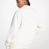 Sweter z mieszanki bawełny z haftowanym logo