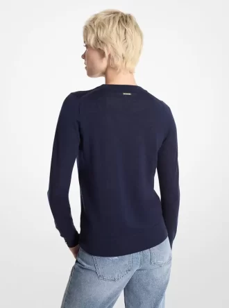Sweter z wełny merynosów