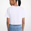 T-shirt z bawełny z cekinami i grafiką T-shirt z bawełny z cekinami i grafiką