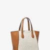Taryn Small Signature Logo i skórzana torba typu crossbody Taryn Small Signature Logo i skórzana torba typu crossbody