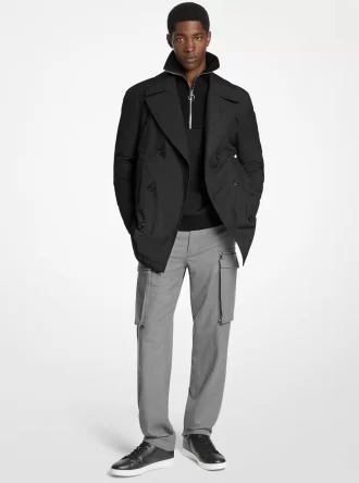 Tkany płaszcz typu peacoat Tkany płaszcz typu peacoat