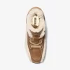 Toni Distressed Leather and Sherpa Trainer Toni Distressed Leather and Sherpa Trainer