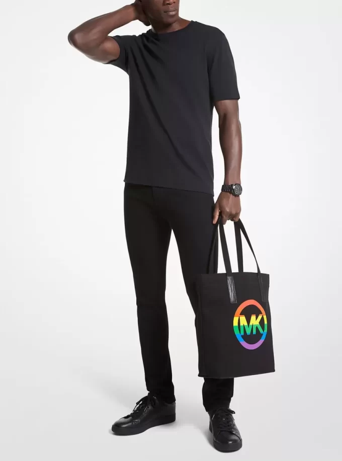 Torba bawełniana z tęczowym logo PRIDE Torba bawełniana z tęczowym logo PRIDE