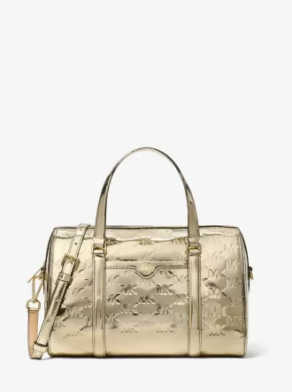 Torba Jet Set Medium Metallic Logo z wytłoczonym logo