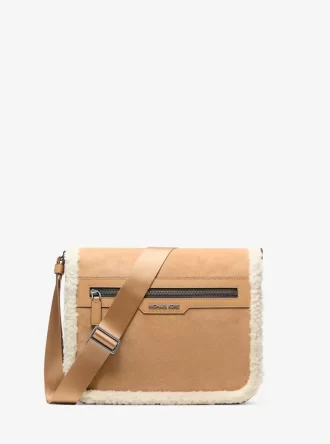 Torba kurierska Cooper Suede i Sherpa