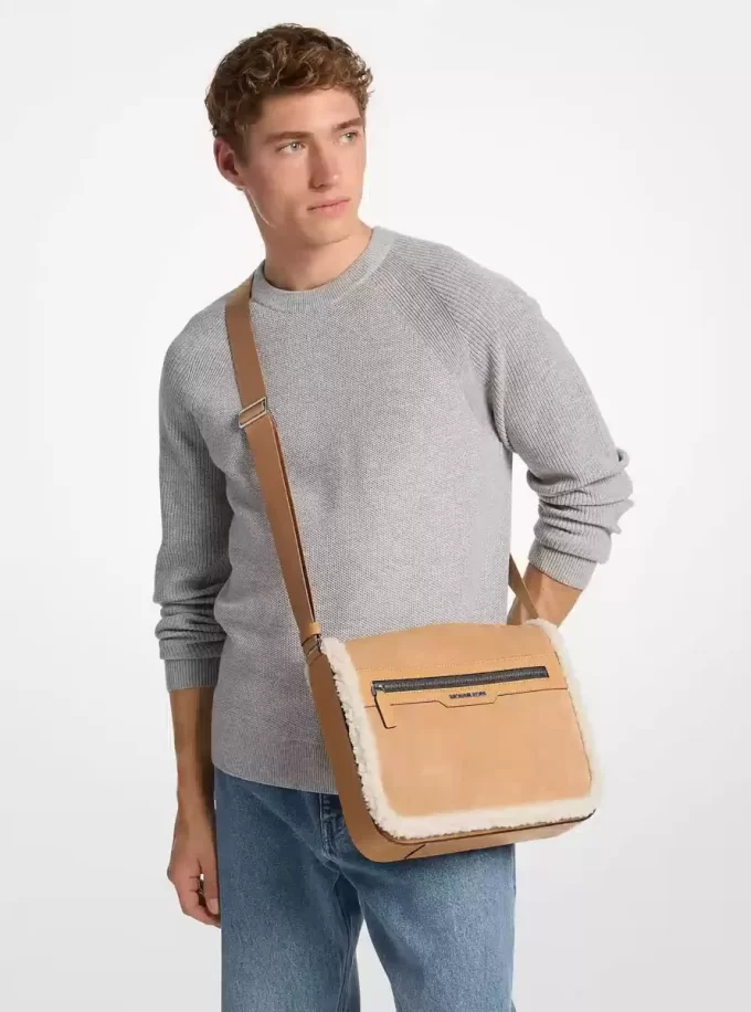 Torba kurierska Cooper Suede i Sherpa Torba kurierska Cooper Suede i Sherpa