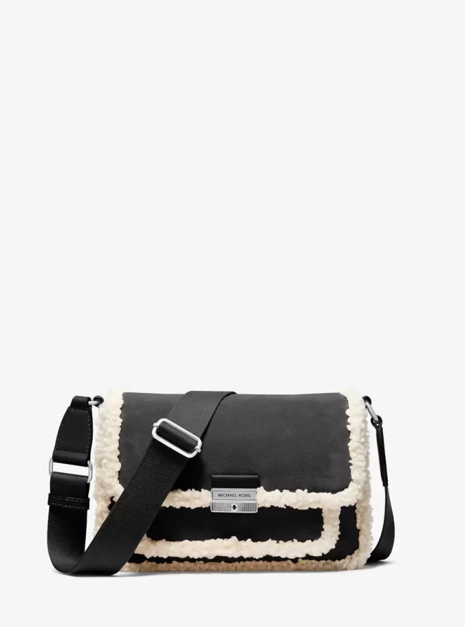 Torba listonoszka Bradshaw Medium Suede i ze sztucznego futerka Torba listonoszka Bradshaw Medium Suede i ze sztucznego futerka
