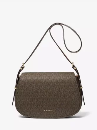 Torba listonoszka Lydia Medium Signature Logo