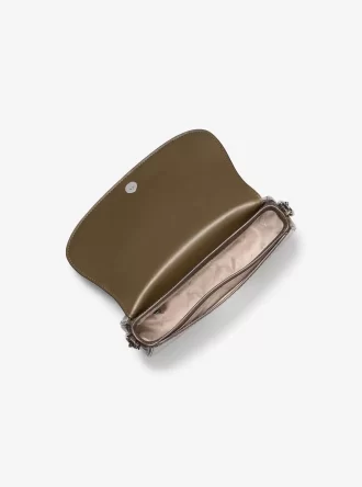 Torba listonoszka Mila Medium Snake Embossed