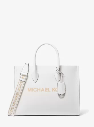 Torba Mirella Medium Pebbled Leather Tote Bag