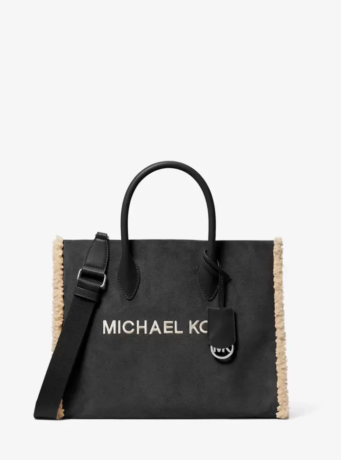 Torba Mirella Medium Suede i ze sztucznego futerka Torba Mirella Medium Suede i ze sztucznego futerka