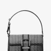 Torba na ramię Colby Medium MK2000 z logo żakardowym Torba na ramię Colby Medium MK2000 z logo żakardowym