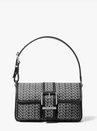 Torba na ramię Colby Medium MK2000 z logo żakardowym
