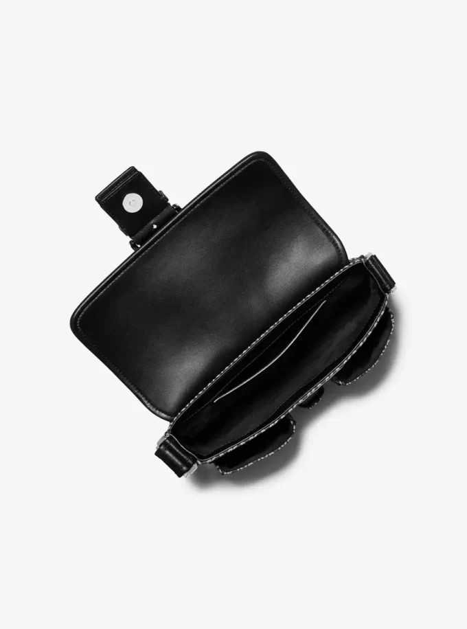 Torba na ramię Colby Medium MK2000 z logo żakardowym Torba na ramię Colby Medium MK2000 z logo żakardowym