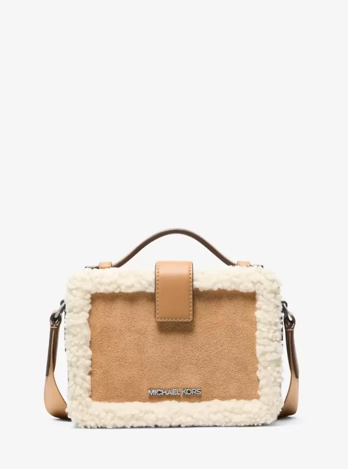 Torba na ramię Cooper Suede i Sherpa Torba na ramię Cooper Suede i Sherpa